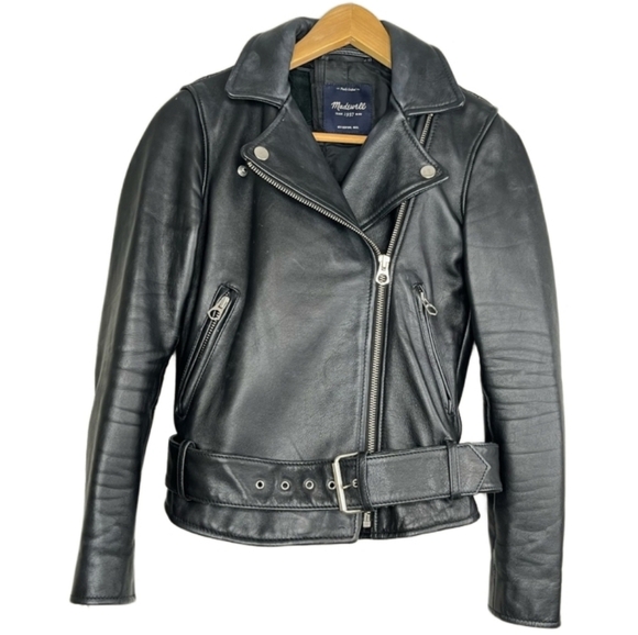 Madewell Ultimate 100% Leather Motorcycle Jacket - Picture 2 of 16